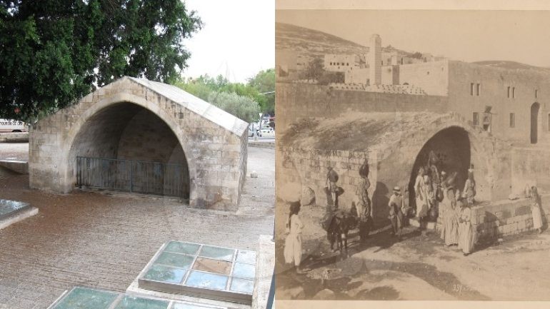 عين العذرا أو بئر مريم - الناصرة بين القرن التاسع عشر والقرن الحالي