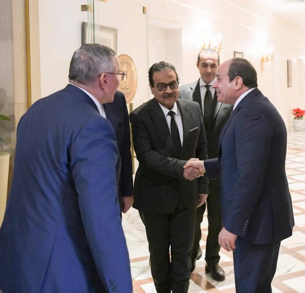 السيسى يستقبل المرشحين الذين خاضوا الإنتخابات الرئاسية - 7 - سيناء الإخبارية