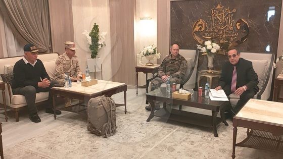 محافظ شمال سيناء يستقبل وفد فرنسي في مطار العريش