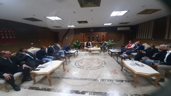 محافظ شمال سيناء يلتقي وفد من الاتحاد الدولي لجمعيات الصليب والهلال الأحمر