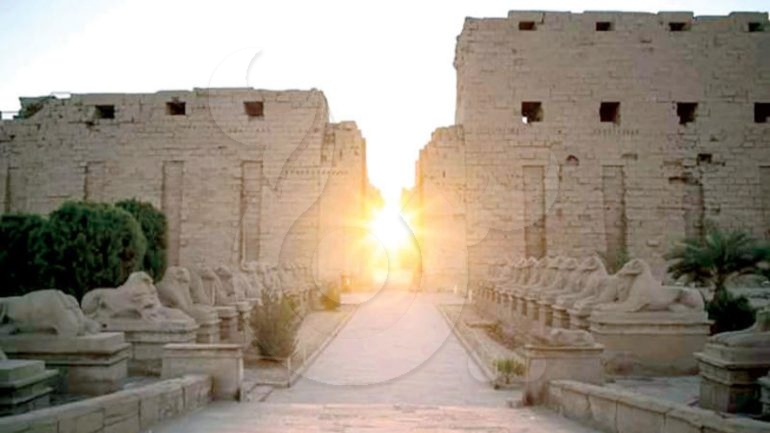 تعامد الشمس على معبد الكرنك