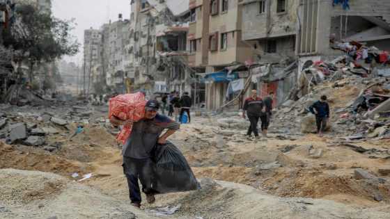 أثر الدمار في غزة