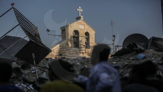 استهداف كنيسة في غزة