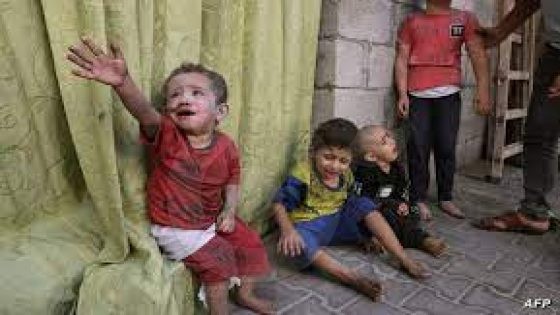سوء الأوضاع الصحية أطفال غزة