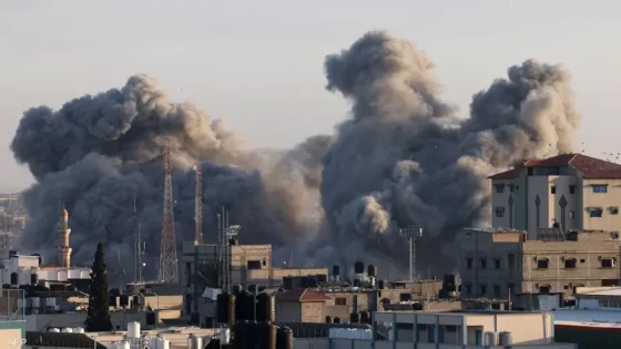 قصف عنيف على وسط غزة بواسطة مدفعية وطيران الاحتلال