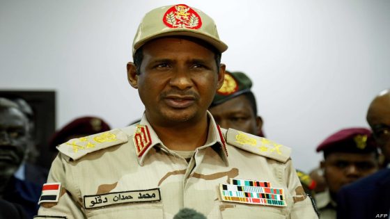 محمد حمدان دقلو قائد الدعم السريع في السودان