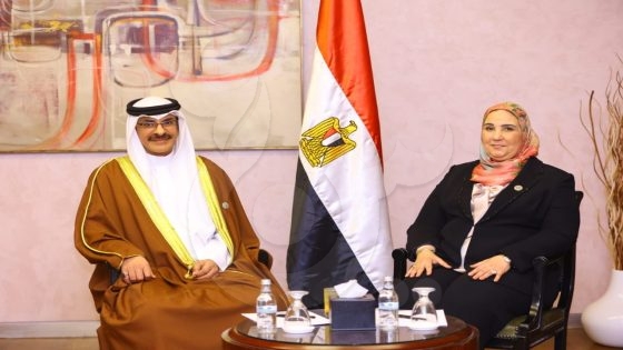 وزير التنمية الاجتماعية البحريني يثمن جهود مصر المقدمة لدعم غزة