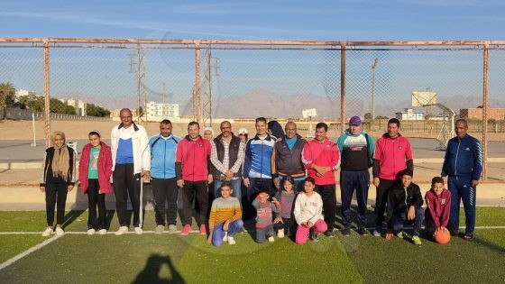يوم رياضي ترفيهي لأعضاء اللجنة الرياضية بجنوب سيناء داخل استاد الطور