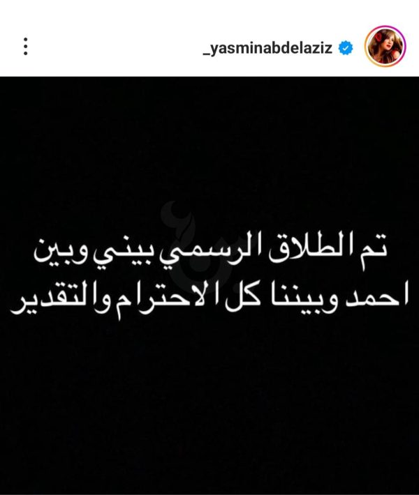 طلاق ياسمين عبدالعزيز وأحمد العوضي - 1 - سيناء الإخبارية