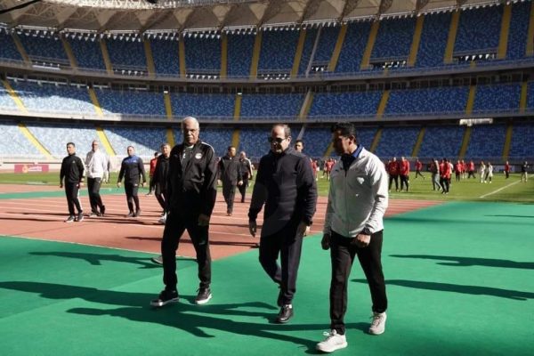 قبل السفر لأفريقيا.. الرئيس يتفقد مدينة مصر ويوجه رسالة للاعبي المنتخب - 9 - سيناء الإخبارية