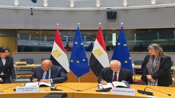 اتفاق على رفع العلاقات بين مصر والاتحاد الأوروبي
