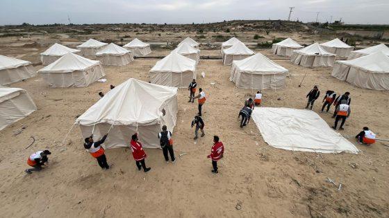 المخيم الإغاثي المصري