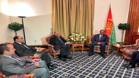 وزير الخارجية يسلم الرئيس الإريتري رسالة من السيسي: العلاقات تاريخية بين البلدين