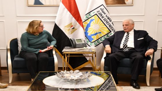 محافظ جنوب سيناء يستقبل مدير عام القوة متعددة الجنسيات،