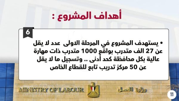 تدريب 27 ألف شاب..ننشر أهداف مشروع "مهني 2030" قبل يومين من انطلاقه (إنفوجراف) - 21 - سيناء الإخبارية