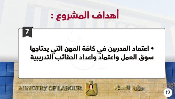تدريب 27 ألف شاب..ننشر أهداف مشروع "مهني 2030" قبل يومين من انطلاقه (إنفوجراف) - 23 - سيناء الإخبارية