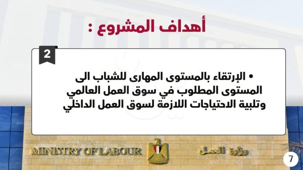 تدريب 27 ألف شاب..ننشر أهداف مشروع "مهني 2030" قبل يومين من انطلاقه (إنفوجراف) - 13 - سيناء الإخبارية