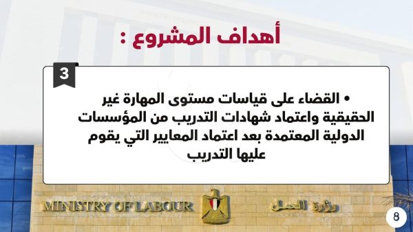 تدريب 27 ألف شاب..ننشر أهداف مشروع "مهني 2030" قبل يومين من انطلاقه (إنفوجراف) - 15 - سيناء الإخبارية