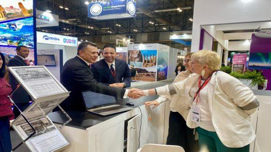 وزير السياحة يفتتح الجناح المصري في المعرض السياحي FITUR 2024 بإسبانيا