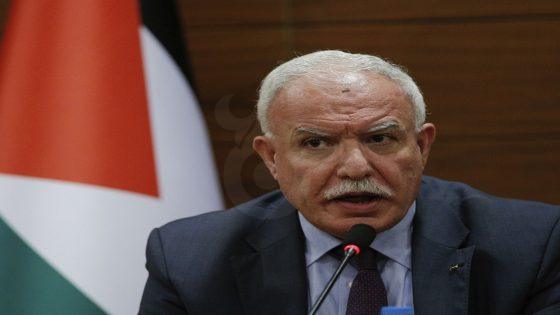 وزير خارجية فلسطين - رياض المالكي