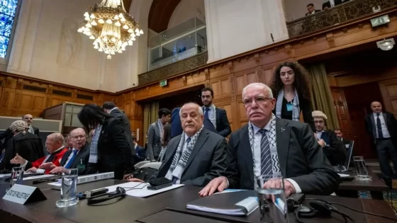 وزير خارجية فلسطين أمام محكمة العدل 
