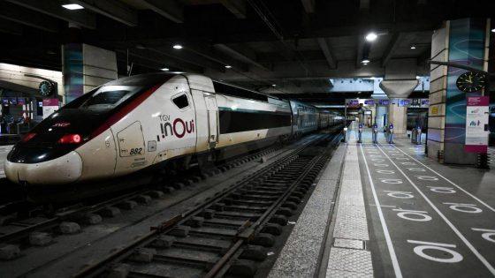 إضراب مراقبي القطارات في فرنسا 