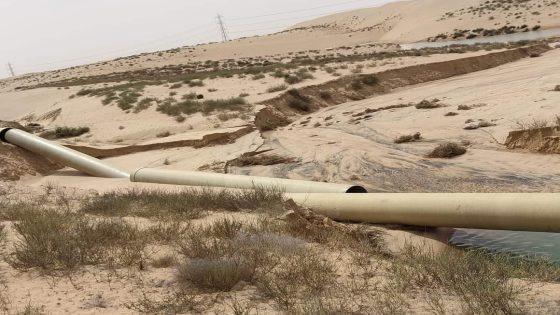 اصلاح خط مياه سيناء