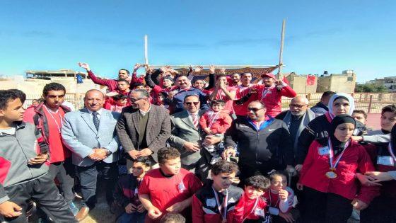 محافظ شمال سيناء يشهد البطولة المحلية الاولي لألعاب القوي لذوي العاقة