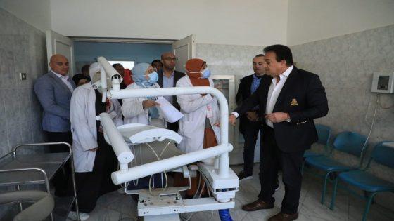 وزير الصحة يتفقد مركز طب الأسرة بمدينة الشروق