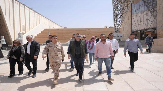 وزير السياحة والآثار يتابع اللمسات النهائية قبل تشغيل المتحف المصري الكبير