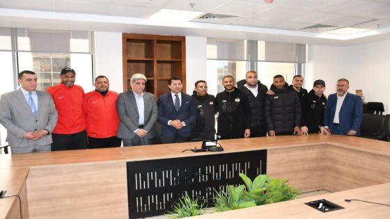 وزير الشباب يلتقي منتخب مصر للصم لكرة القدم