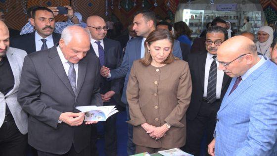 وزيرة الثقافة ومحافظ الجيزة يفتتحان الدورة 12 من معرض فيصل للكتاب