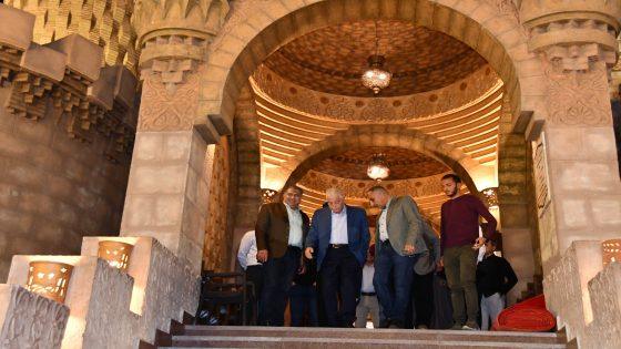 فودة يتابع أعمال تطوير مسجد الصحابة والمركز الثقافي الإسلامي في السوق القديم بشرم الشيخ