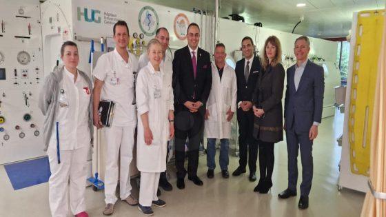 زيارة رئيس الرعاية الصحية لأكبر مستشفيات سويسرا وبروتوكول تعاون مع مستشفيات جامعة جنيف