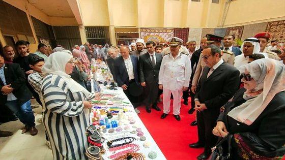 محافظ شمال سيناء يفتتح معرض أيادي مصرية بالعريش