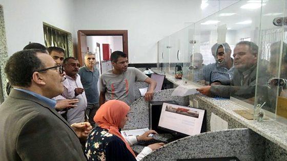 جولة تفقدية لنائب محافظ شمال سيناء للمركز التكنولوجي بديوان عام المحافظة 