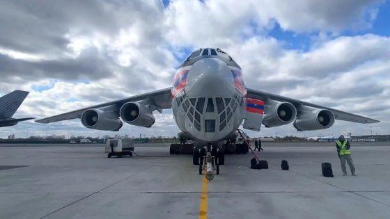 طائرة مساعدات روسية تهبط في العريش لدعم غزة