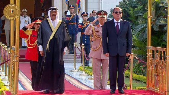 بدء جلسة مباحثات بين الرئيس السيسي وأمير الكويت بقصر الاتحادية