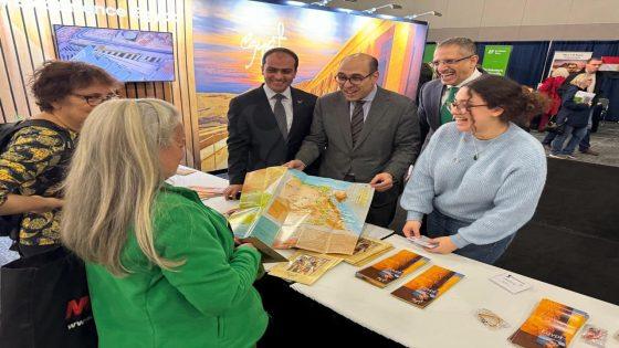 السفارة المصرية في كندا تختتم فعاليات الجناح المصري بمعرض أوتـاوا للسياحة والسفر