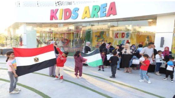 مصر تدخل البهجة على قلوب الأطفال الفلسطينيين بمستشفى حميات شبين الكوم