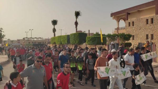 الشباب والرياضة تحتفل باليوم العالمي للعب النظيف بمسيرة مشي في جنوب سيناء - 1 - سيناء الإخبارية