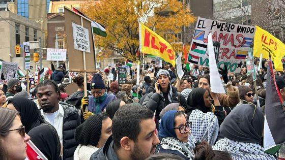 تضامن عابر للقارات.. احتجاجات في جامعة ماكجيل الكندية دعمًا لفلسطين