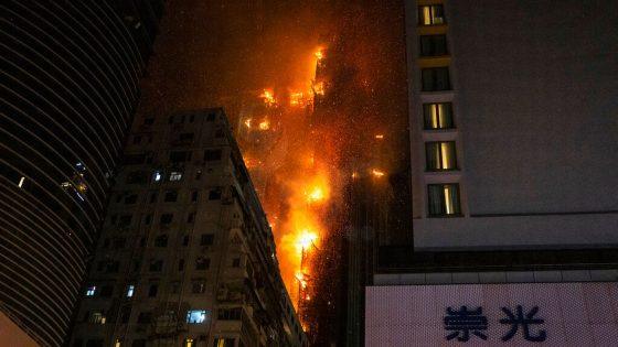 هونج كونج.. مصرع وإصابة 39 شخصا جراء حريق في مبنى سكني