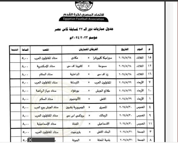 الأهلي يواجه الألومنيوم والزمالك يلتقي بروكسي.. تعرف على مواعيد دور الـ32 لكأس مصر - 1 - سيناء الإخبارية
