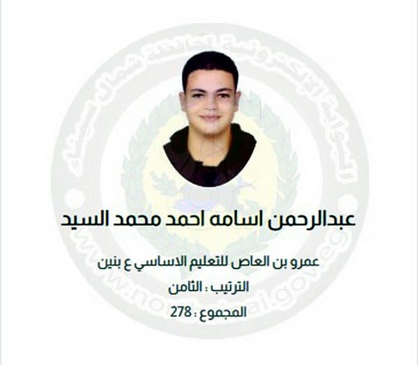 الغلبة الساحقة للفتيات.. ننشر أسماء وصور أوائل إعدادية شمال سيناء - 15 - سيناء الإخبارية