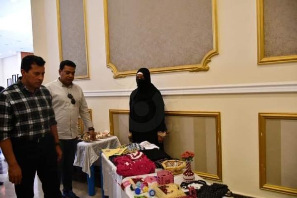 وزير الرياضة يفتتح معرض الحرف اليدوية بالمدينة الشبابية في شرم الشيخ - 1 - سيناء الإخبارية