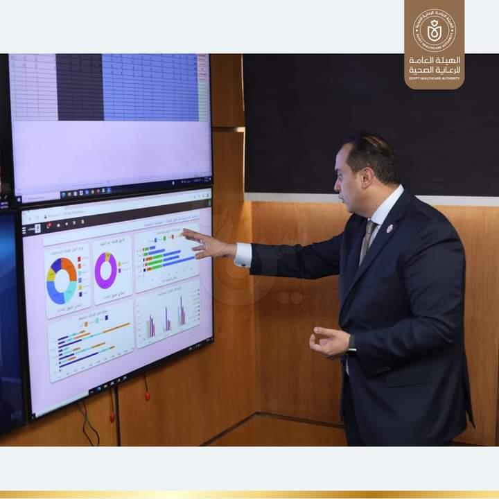 رئيس هيئة الرعاية الصحية يتفقد مستشفى شرم الشيخ الدولي - 1 - سيناء الإخبارية
