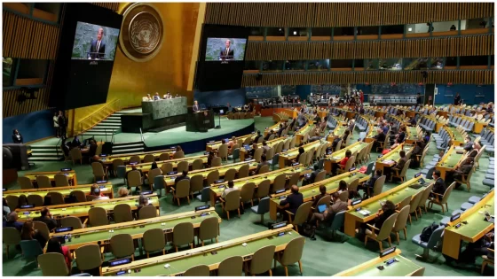 الجمعية العامة للأمم المتحدة توصي بمنح فلسطين العضوية الكاملة