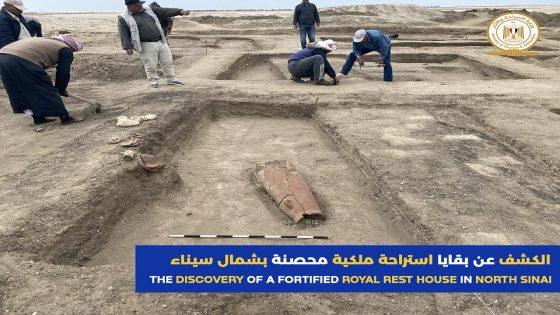 اكتشاف جديد.. بقايا قصر ملكي من زمن الفراعنة في شمال سيناء