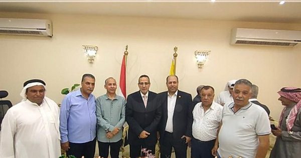 مشايخ القبائل والعواقل والفلسطينيين يهنئون محافظ شمال سيناء بالعيد (صور) - 9 - سيناء الإخبارية مشايخ القبائل والعواقل والفلسطينيين يهنئون محافظ شمال سيناء بالعيد
